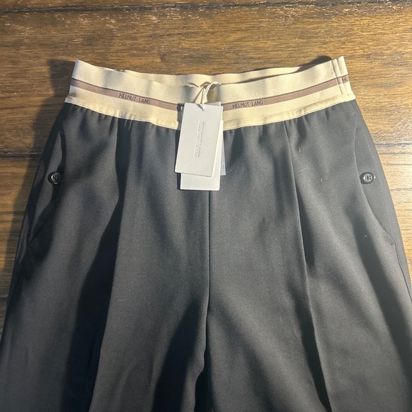 Helmut Lang Pull On Suit Pant Black - Picture 2 of 6